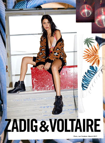 Bella Hadid   -    Zadig & Voltaire