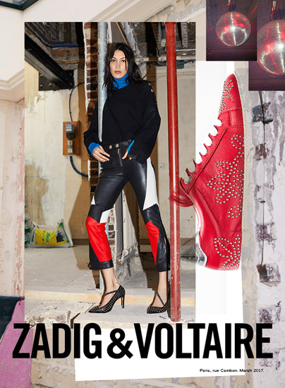 Bella Hadid   -    Zadig & Voltaire