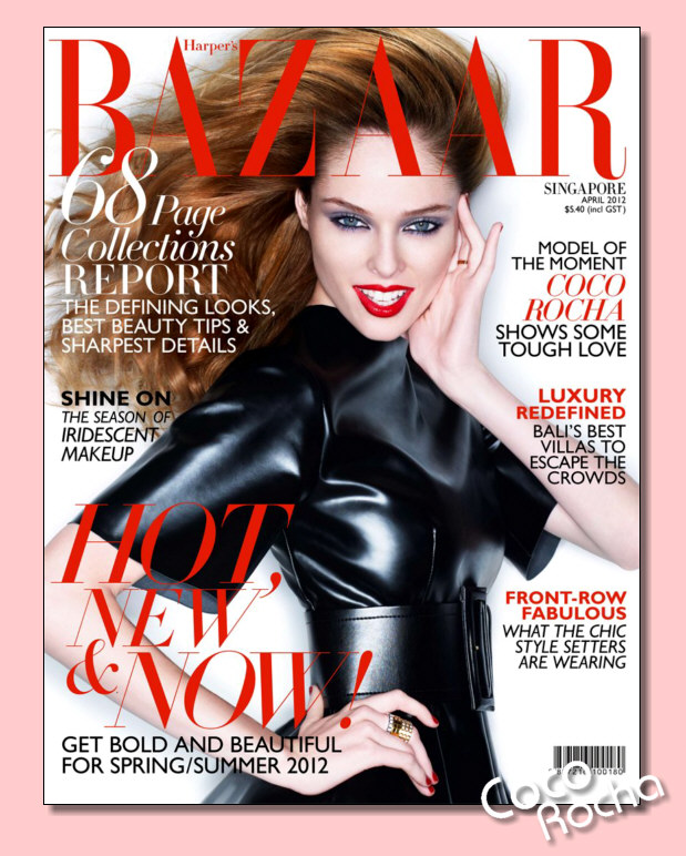 Coco Rocha for Harper's Bazaar Singapore