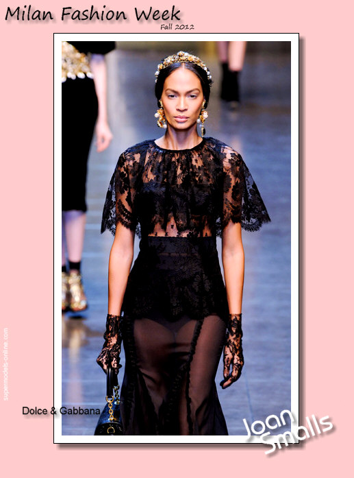 Joan Smalls for Dolce & Gabbana