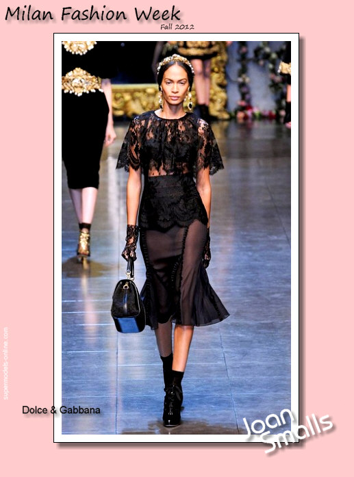 Joan Smalls for Dolce & Gabbana