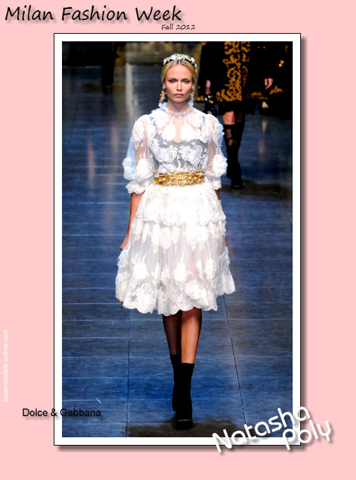 Natasha Poly for Dolce&Gabbana
